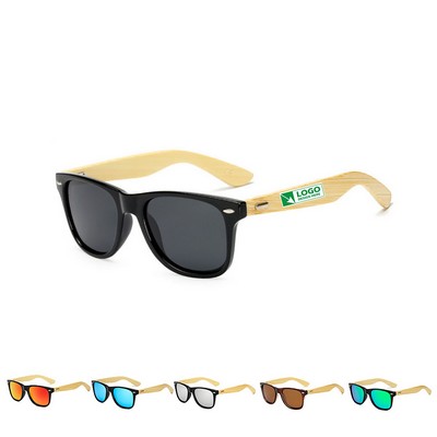 Sunglasses Bamboo Arms UV Protection Eyewear