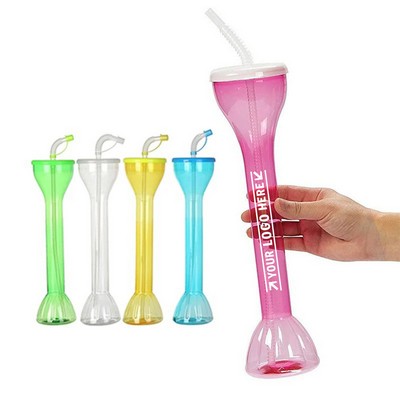 20Oz. Yard Cup with Lid & Straw