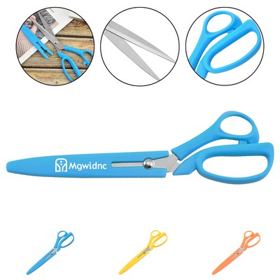 Large Stainless Steel Tailor Scissors with Sheath