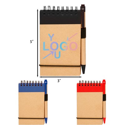 Green Notebooks with Pen