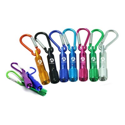 Carabiner LED Flashlight Keychain