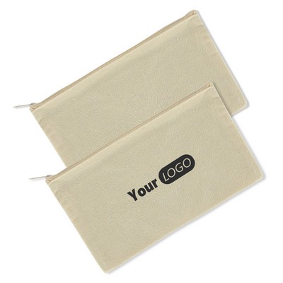 Canvas Zipper Pencil Case