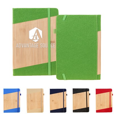 Eco-Friendly PU Wood Grain Business Student Journal Notebook