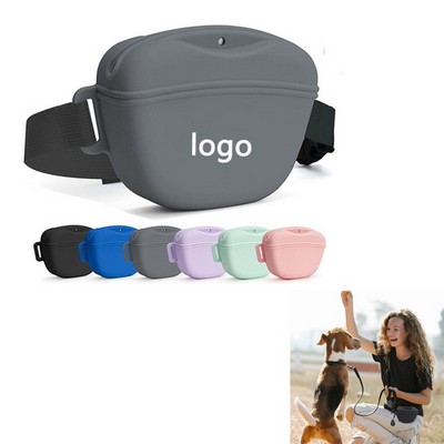 Portable Silicone Pet Treat Waist Pack
