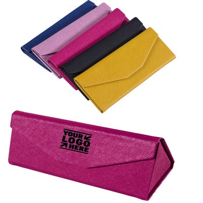 Handmade PU Leather Eyeglass Case