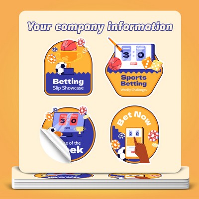 Custom Sticker Sheets (5" x 7")