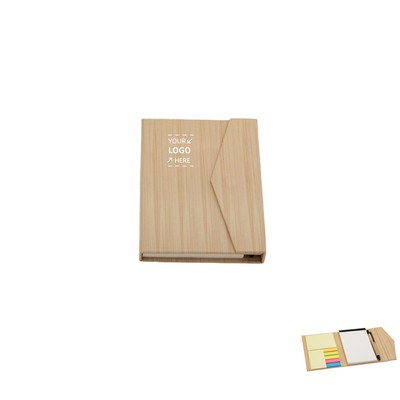 Magnetic Notepad Journal With W/Sticky Notes & Pen