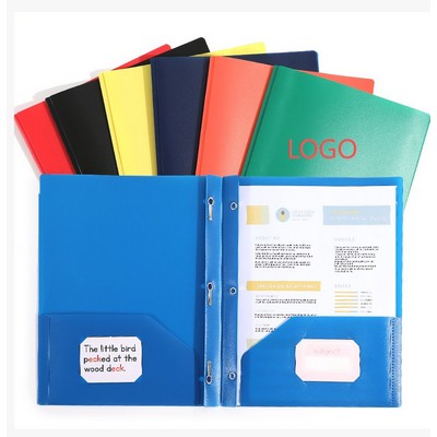 Two Pocket Folder With Prongs