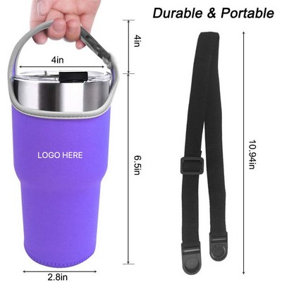 30 Oz. Neoprene Tumbler Sleeve Car Drink Holder