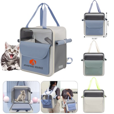 Pet Backpack with Safety Buckle