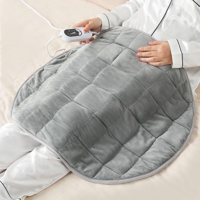 Weighted Heating Pad - 6-Setting Electric Flannel Lap Blanket