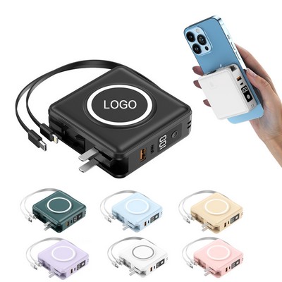 15000mAh Large capacity Magnetic Portable Wireless Charger Fast Charging Power Bank