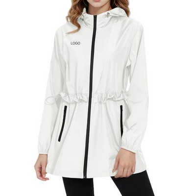 Outdoor Waterproof Hooded Jacket Windbreaker Sports Rain Protection