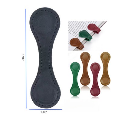 Leather Magnetic Bookmarks
