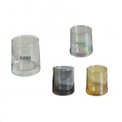 Vibrant Colored Glass Tumbler Modern Design for Water Coffee Wine and Spirits