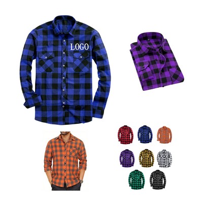 Stylish Plaid Flannel Shirt