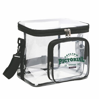 Transparent Square Toiletry Bag