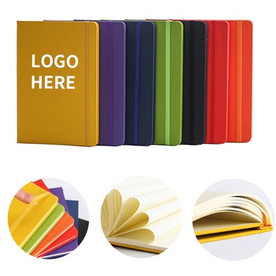 A5 Premium PU Leather Strap Notebook