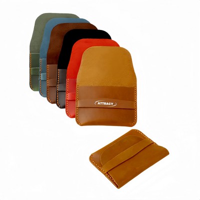 Leather Business Card Holder Case