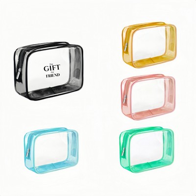 Clear Makeup Bag with Zipper