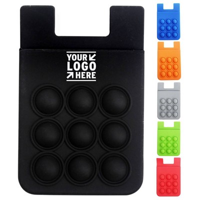 Sticky Silicone Phone Card Wallet
