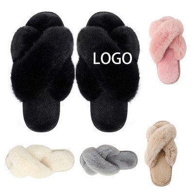 Women's Cozy Faux Fur Slippers