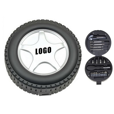 Tire Shaped Hardware Screwdriver Bit Set
