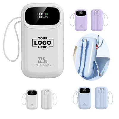 3C Certified High Capacity 20000mAh Li polymer Battery Power Bank with Builtin Fast Charging