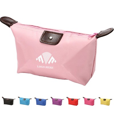 Waterproof Nylon Cosmetic Toiletry Bag