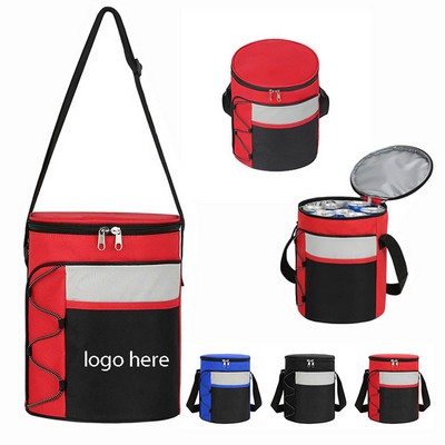 Unique Barrel-Shaped Cooler Bag