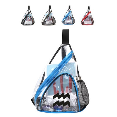 Transparent PVC Crossbody Sling Bag