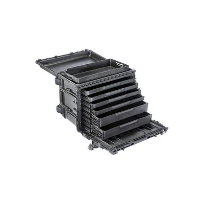 Pelican 0450SD4 Protector Mobile Tool Chest with 6 Drawers (Black)