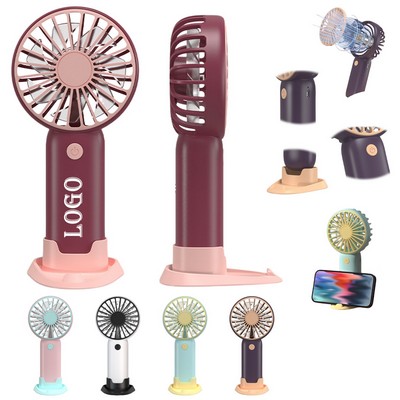 Compact USB Desktop Fan with Three-Speed Settings