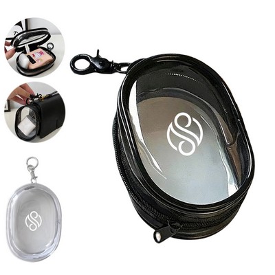Durable Clear PVC Cable Organizer Bag with Hook