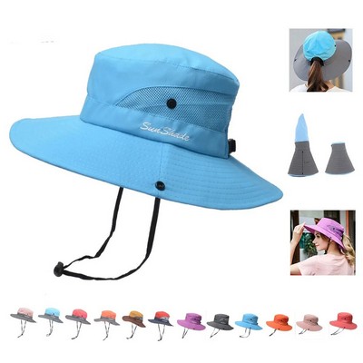 Cooling Mesh Ponytail Hole Cap