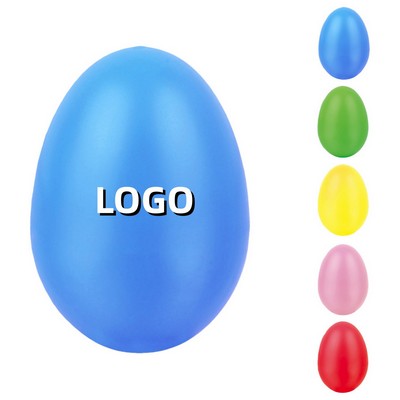Plastic Maracas Egg Shape Shakers Toy