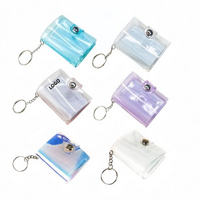 Mini Photo Album Keychain For Kids Growth Memories