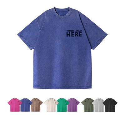 Washed Cotton Oversized Tee