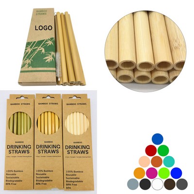 Reusable & BPA Free Bamboo Drinking Straw