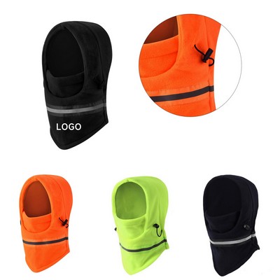 High Visibility Reflective Winter Fleece Balaclava Mask