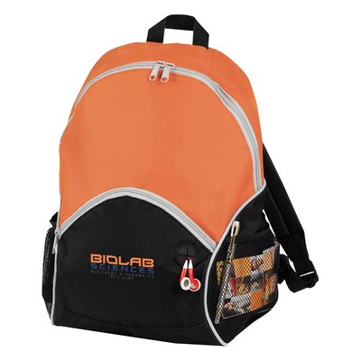 600D Polyester Backpack with PVC Backing