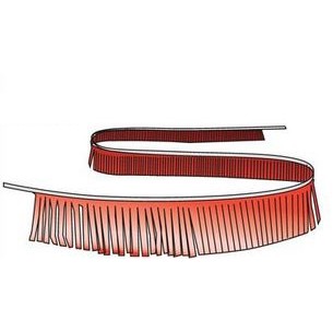 30' Brilliant Metallic Fringe Pennant String