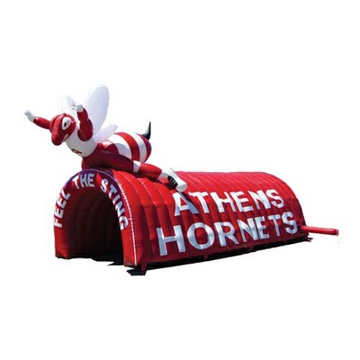 Run Through Inflatable 3-D Mascot End Tunnel (40'x8')