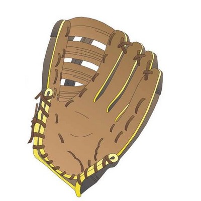 Baseball Glove Promotional Magnet w/ Strip Magnet (6 Square Inch)