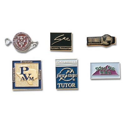 Economical Soft Enamel Brass Lapel Pin (Up to 3/4")