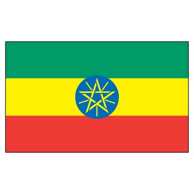 Ethiopia National Flag (3'x5')