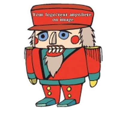 Nutcracker Round Badge w/ Bar Pin