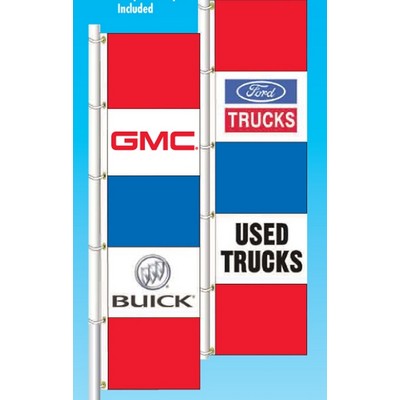 Huge Stock Message Dealer Stack Flag (Used Trucks)
