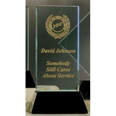 Jade Glass Rectangle Award (5"x7")