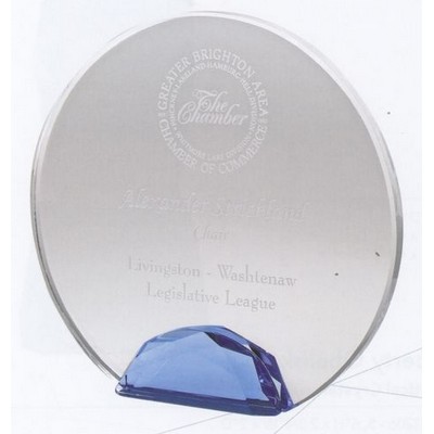 Small Optical Crystal Jeweled Halo Award